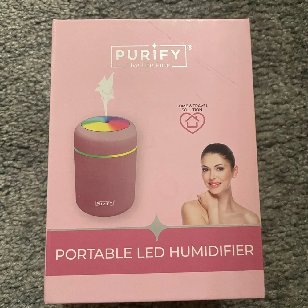 Pink Purify Humidifier with LED Light - Picture 8 of 9